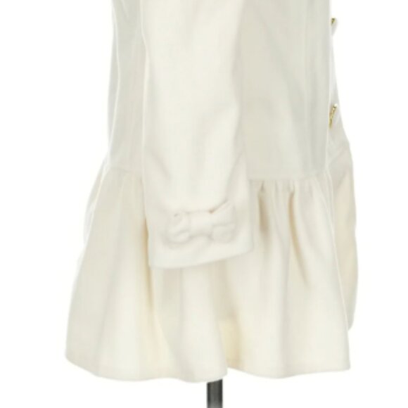 LIZ LISA Hime Gyaru himekaji ivory velveteen coat - Picture 5 of 8